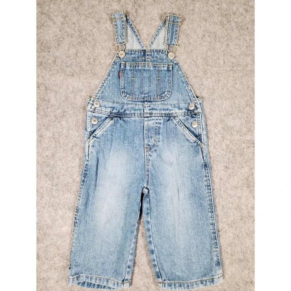 Levi's 18 Month Overalls Infant Child Youth Toddler Pants outfit denim